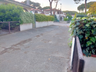 viale di accesso alla villetta